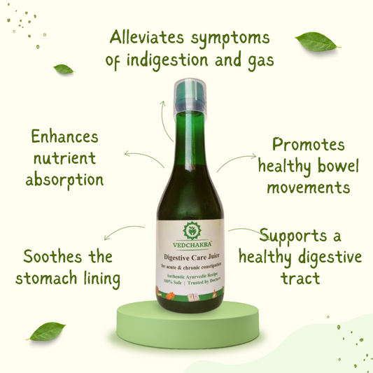 Vedchakra Digestive Care Syrup - Soothe Indigestion Naturally - 200ml