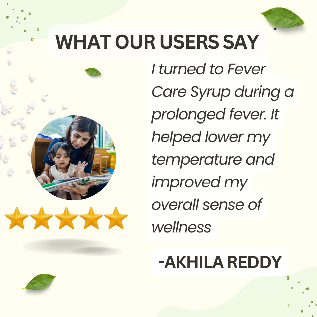 Vedchakra Fever Relief Syrup - Trusted Ayurvedic Fever Remedy - 200ml